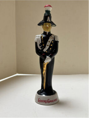 Vintage Italy Decanter Italian Liquore' Galliano Napoleonic 9” Tall Soldier